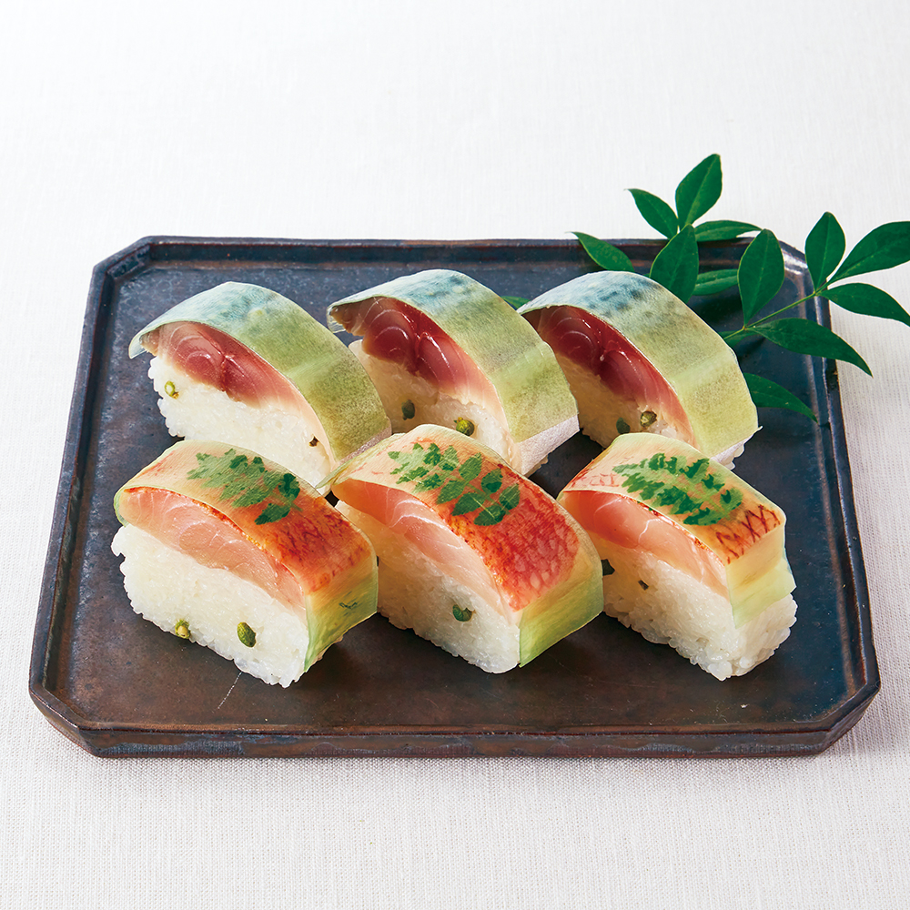 〈滋賀・すし慶げんさん〉鯖の棒すしと金目鯛あぶりすし