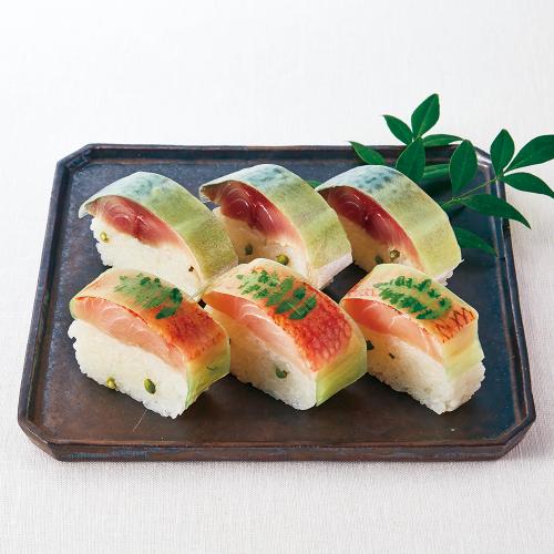 〈滋賀・すし慶げんさん〉鯖の棒すしと金目鯛あぶりすし