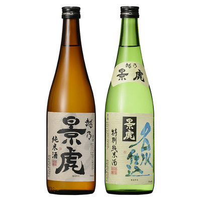 ＜越乃景虎＞純米酒飲み比べ　720ml