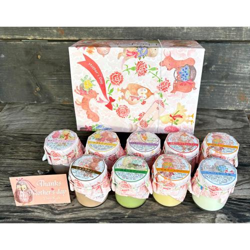 【母の日】＜成城プリン＞9個詰合せ（母の日パッケージ）