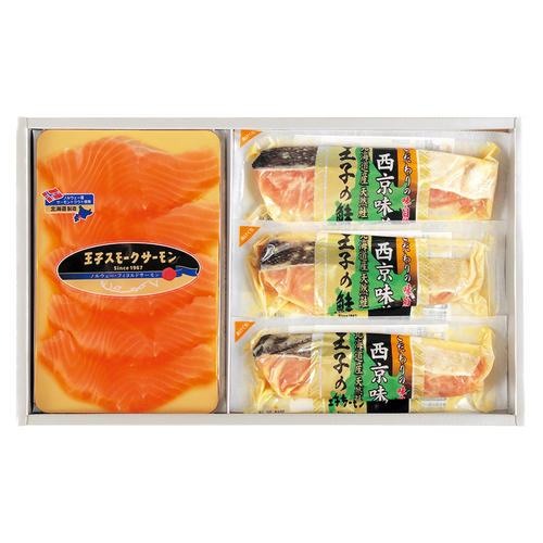 スモークサーモンと漬魚詰合