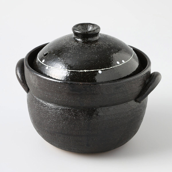 萬古焼 黒釉線紋2合炊きご飯釜 商品詳細 高島屋オンラインストア