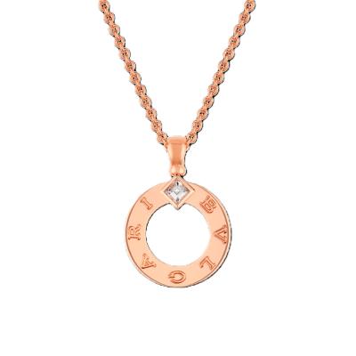 ブルガリ ゴールドリング型ペンダントネックレス# ブルガリ ゴールドリング型ペンダントネックレス## BVLGARI通販