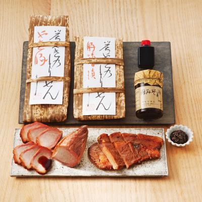 〈広島・もりせん〉炭焼の焼き豚と豚味噌漬