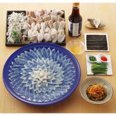 〈下関・春帆楼〉とらふく料理セット（とらふく松前付）4人前