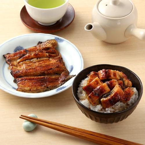 炭火焼鰻蒲焼・きざみ鰻蒲焼詰合せ（T04）