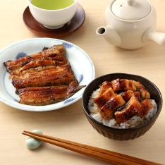 炭火焼鰻蒲焼・きざみ鰻蒲焼詰合せ（T04）