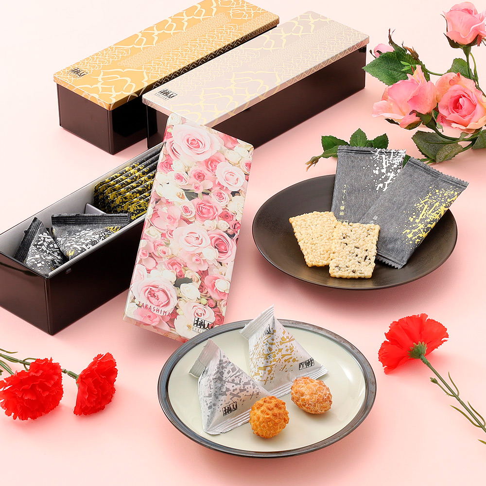 【母の日】赤坂あわせ3本入（ローズ・金・銀）（母の日掛け紙付）