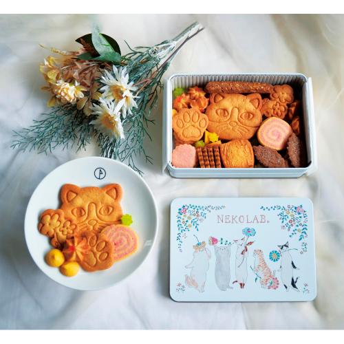 【母の日】オハナにゃんこ　クッキー缶