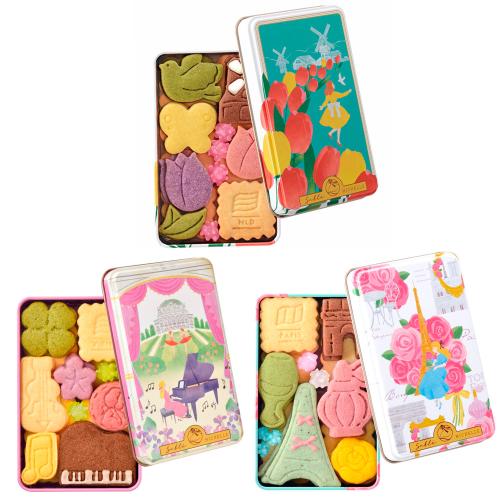 【母の日】ヴォヤージュサブレ3缶セット（ウィーン・オランダ・パリ）