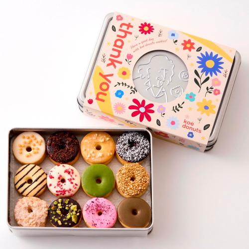 【母の日】koe donuts thank youクッキー缶