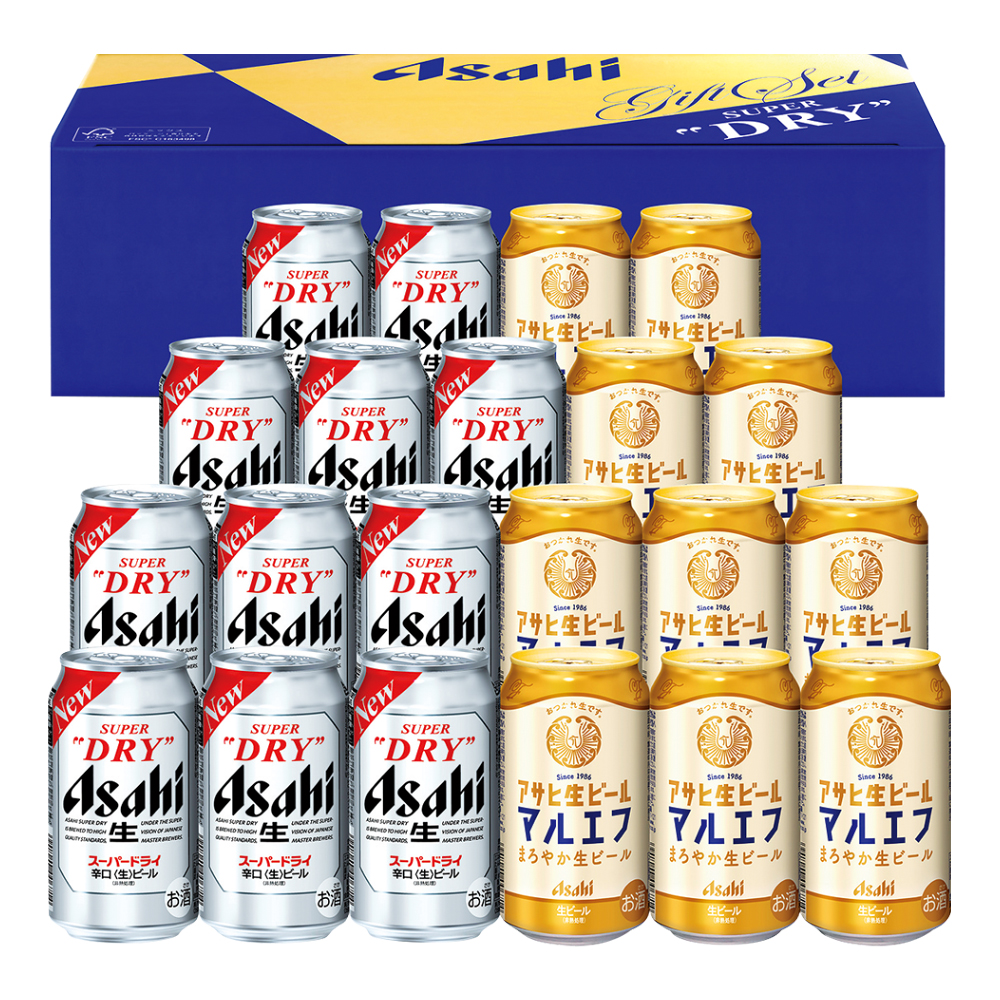 〈アサヒ〉スーパードライ・アサヒ生ビールダブルセット