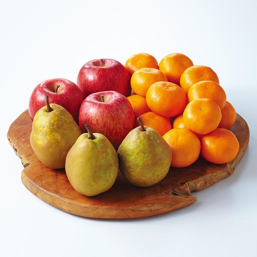 【最適な時期に収穫し、順次発送予定】サンふじ＆ラ・フランス＆みかん