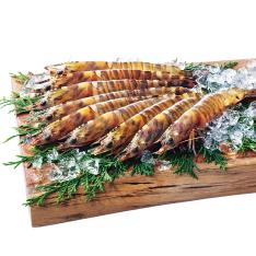 〈鹿児島　MBC開発〉車海老（養殖）430g（16～18尾前後）