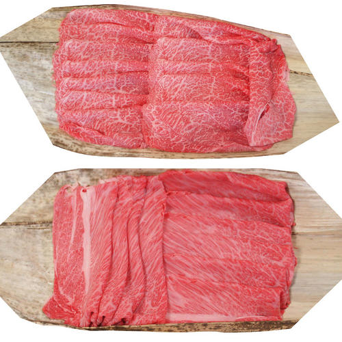 近江牛しゃぶしゃぶ用(モモ・肩ロース)食べ比べセット計1.3kg