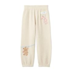 ［KIDS］エアリーモコウォッシングアニマルジャガードロングパンツ 90→120