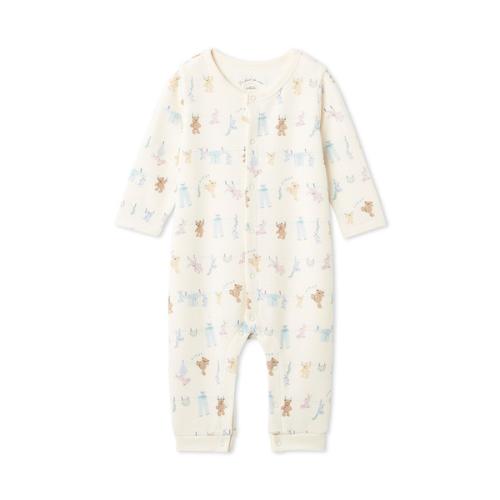 ［BABY］ウォッシングアニマル柄ロンパース 70→80