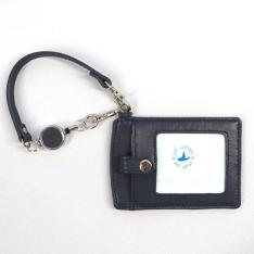 リールストラップ付き 牛革製パスケース（両面タイプ）