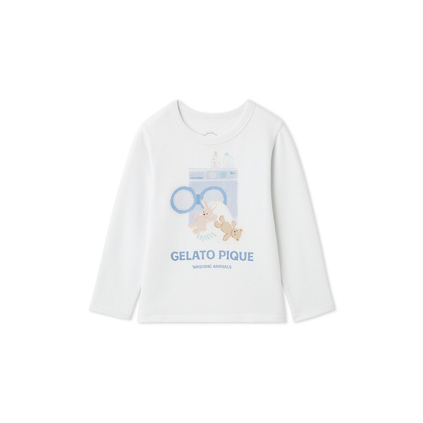 ［KIDS］ウォッシングアニマルワンポイントロンT 90→120