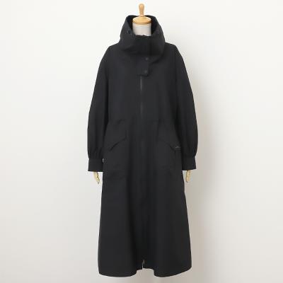 HERNO ヘルノ ウールカシミヤトレンチコート 48 黒 裏地ホース柄 馬柄 HERNO ヘルノ ウールカシミヤトレンチコート 48 黒 裏地ホース柄 馬柄
