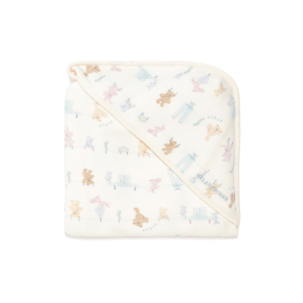 ［BABY］ウォッシングアニマル柄ブランケット