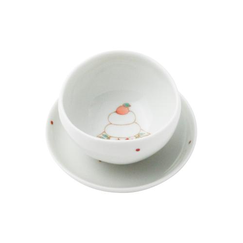 ＜波佐見焼＞鏡餅 姫碗皿セット