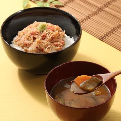 福袋 蟹まみれ丼3袋と蟹汁3袋