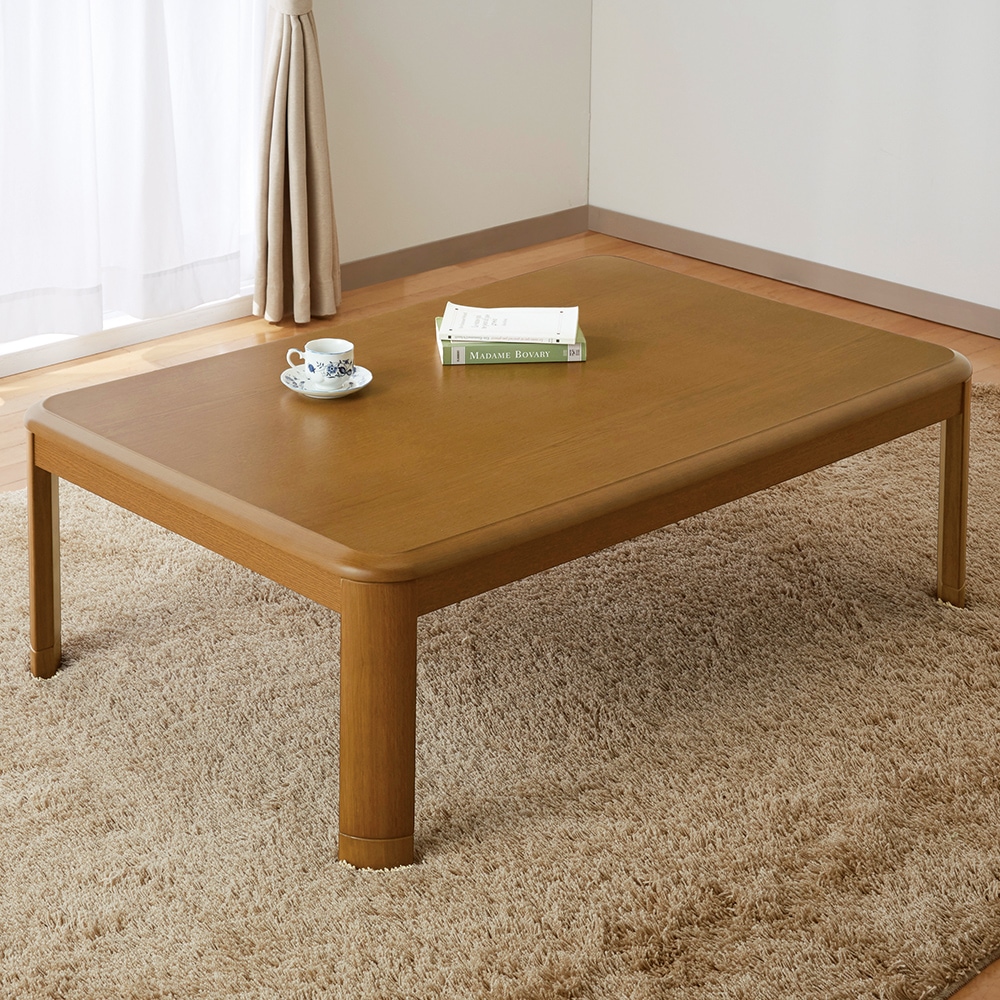 和モダン家具調こたつ120cm✕80cm 商品名：駿河＃120 ㈱アサヒ製-