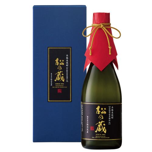 本格麦焼酎　甕壺黒麹仕込「松の蔵」