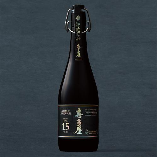 長期熟成本格麦焼酎「喜多屋OVER15YEARS」