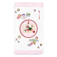 【お年賀】干支刺繍フェイスタオル5枚セット（ピンク）