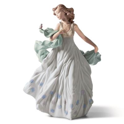 楽天市場】リヤドロ（Lladro リアドロ 陶器人形 置物） 少女 春