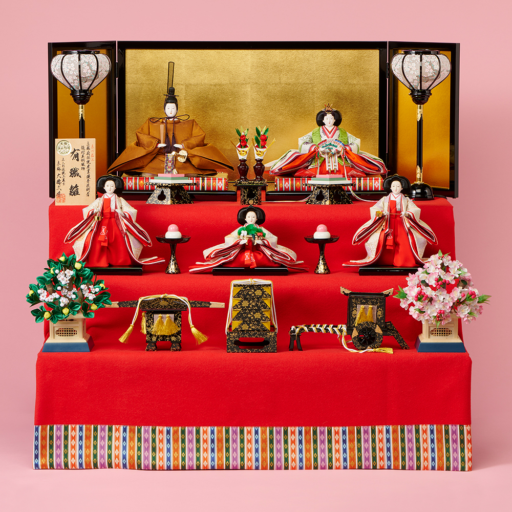 衣裳着三段五人飾り一式