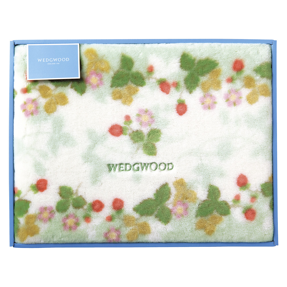 WEDGWOOD ウェッジウッド ハーフケット 毛布 新品 - 布団・毛布