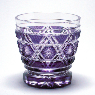 美品】薩摩切子 酒器 盃 グラス 6個セット 島津薩摩切子】 二色