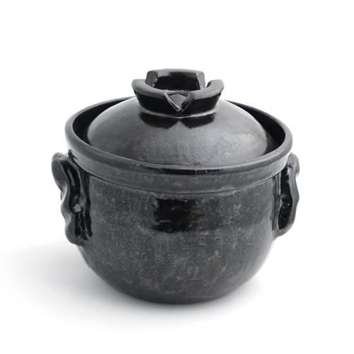 黒釉 ご飯鍋(三合)