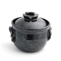 黒釉 ご飯鍋(三合)