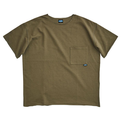 ロックTシャツ　オリーブ／アウトドア　M→L