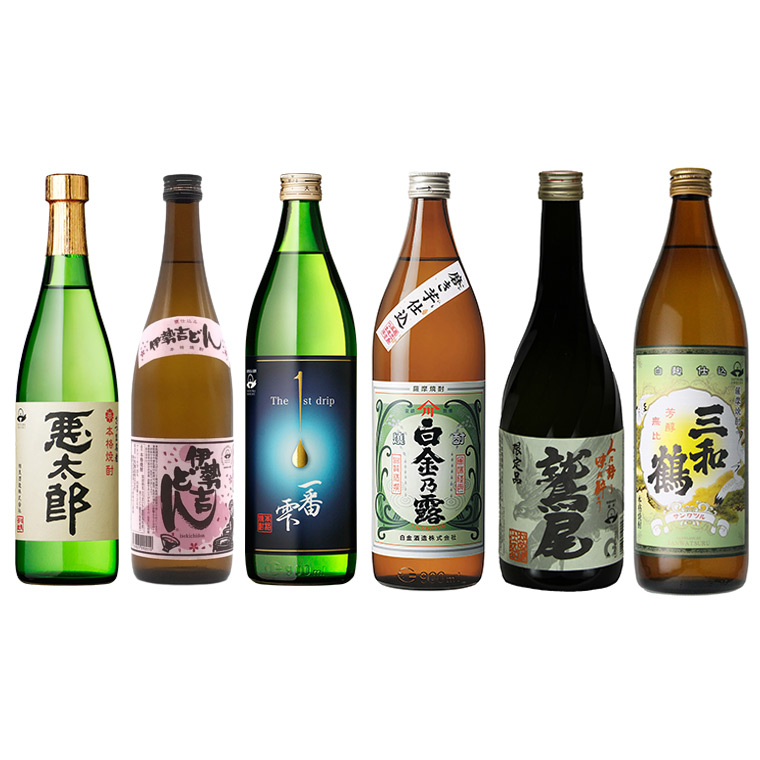 水割り、ロックがオススメ芋焼酎6本セット B | 商品詳細