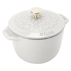 STAUB ラ ココット de GOHANS 12cm ホワイト S ストウブ Staub（ストウブ） 【BUY2 30%OFF】ストウブ ラ・ココット de GOHAN L