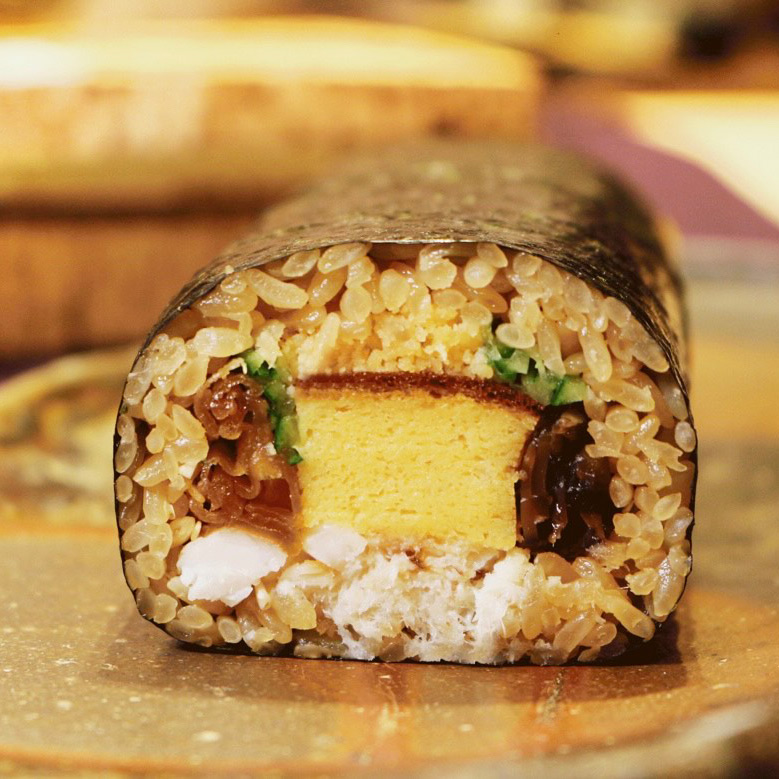 【店頭受取／柏店】＜鮨 銀座おのでら＞恵方巻（ハーフ）1本【2月3日（火）正午～午後3時】