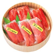 〈魚の北辰〉辛子明太子・たらこ醤油漬1本物セット