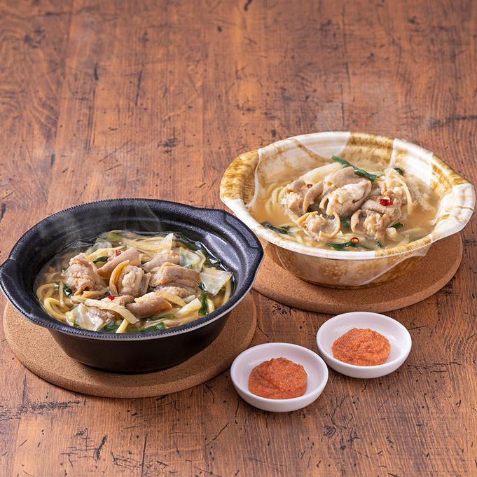 博多もつ鍋やまや監修個食もつ鍋セット（明太子付）