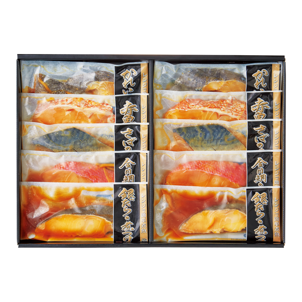 〈丸七佐藤水産〉レンジで簡単煮魚詰合せ