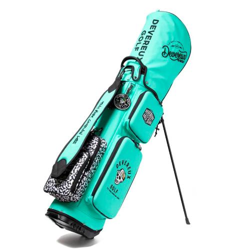 Deep Side Pocket Caddie Bag-AQUA