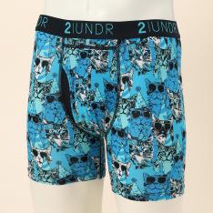 猫柄 6インチ 前開きボクサーパンツ S→L