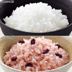 こしひかりご飯・こがねもち赤飯