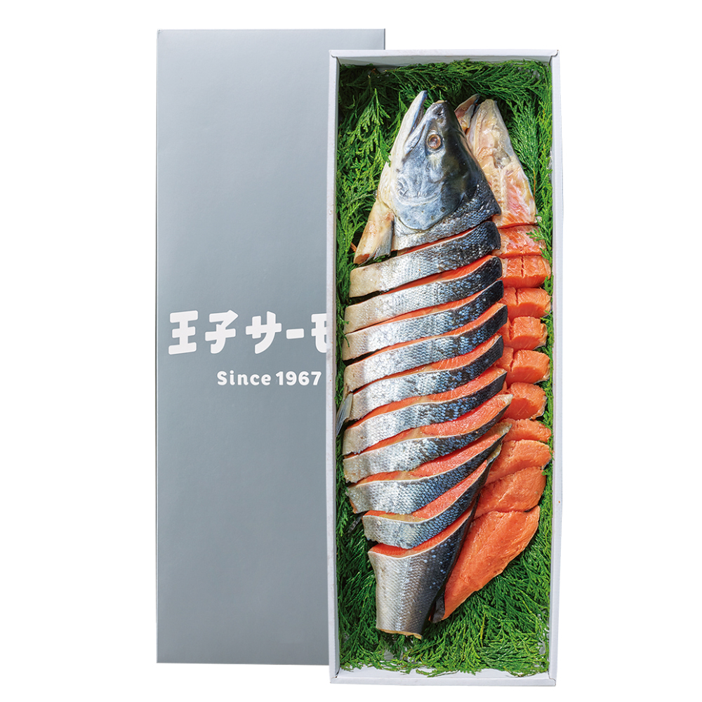 〈王子サーモン〉紅鮭姿つくり