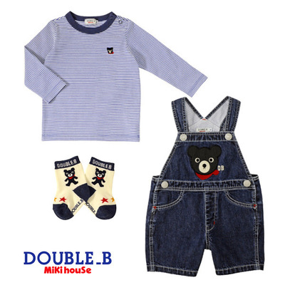 【 大感謝セール】キッズ服(男の子用) 100cm~MIKI HOUSE DOUBLE_B(ミキハウスダブルB) | ベビー・キッズ