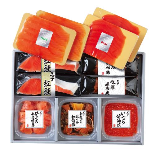 〈王子サーモン〉スモークサーモン・海の幸セット